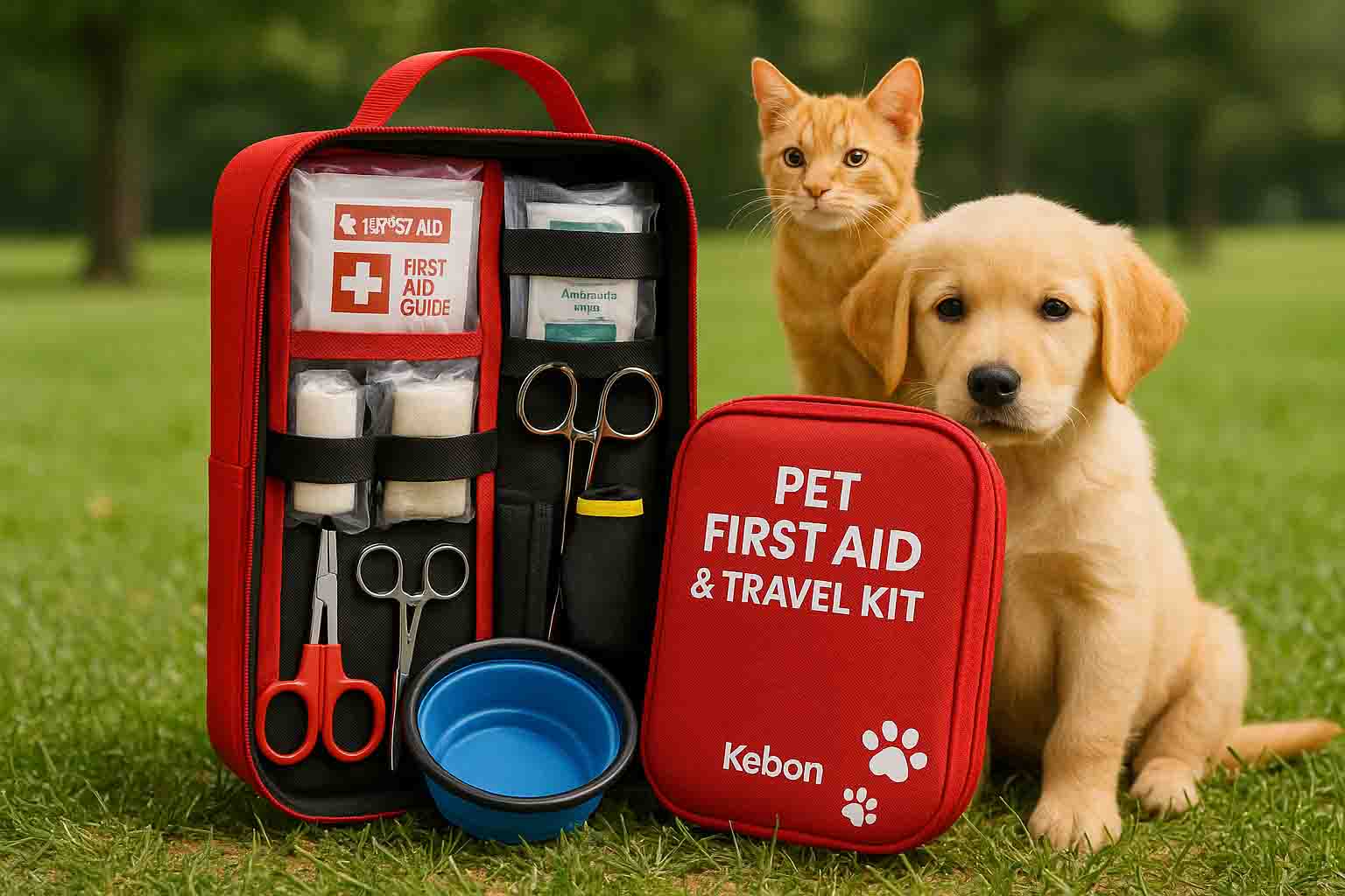 A Kebon bemutatja a PET elsősegély-és utazási készletét az on-the-go biztonsághoz